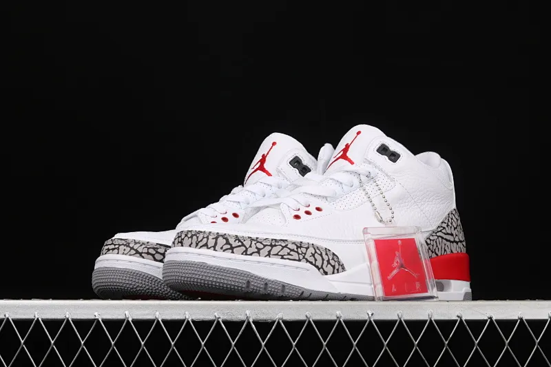All categories Air Jordan Jordan series basketball shoes Air Jordan 3 Air Jordan 3 Retro AJ3 Joe 3 "Hurricane" "Catalina" first layer genuine label 136064-116